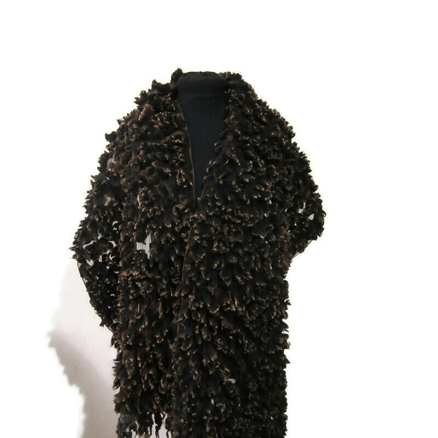Arte Sciarpa infeltrito di lana calda Stole lungo inverno