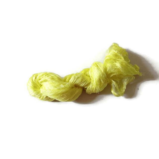 Seta gas margilan naturale colorata per infeltrimento e artigianato 2m.