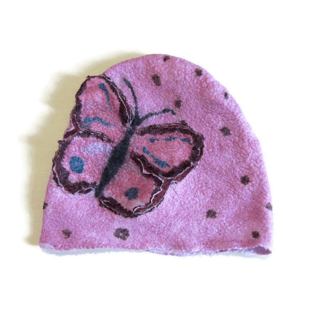 Cappello donna feltro lana merino seta Cappello  fatto a mano Set cappello slouchy