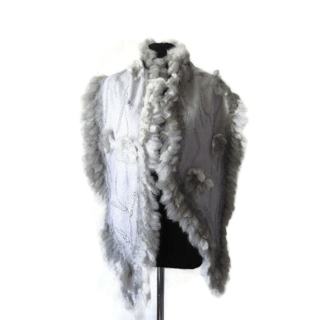 Sciarpa donna feltro lana merino alpaca Sciarpa caldo inverno autunno grigio Fatto a mano