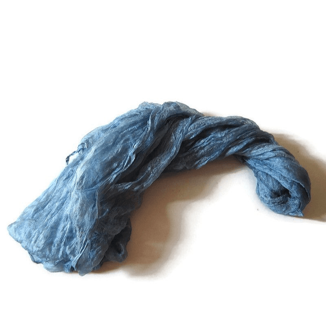 Seta gas margilan naturale colorata per infeltrimento e artigianato 2m.