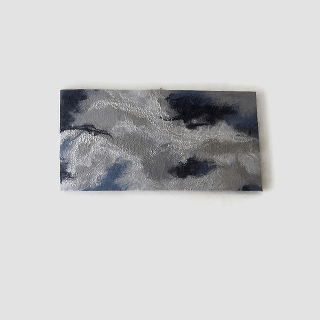 Panno di feltro Pannello decorativo a parete infeltrito Lana da infeltrire Fatto a mano Pannello blu grigio Pannello di riduzione del rumore