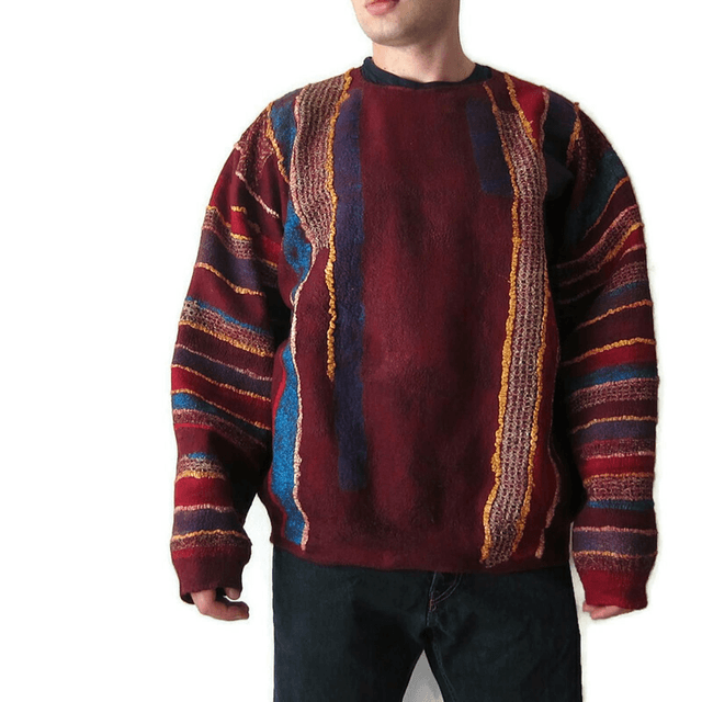 Pullover da uomo caldo infeltrito