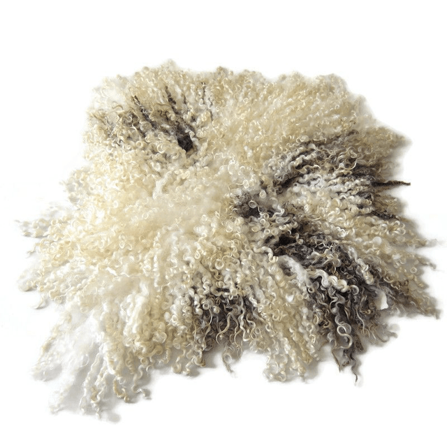 Wensleydale, lunghezza del ricciolo 15-20 (bianco, lavato, sbiancato) 50g.